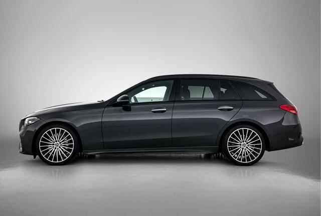 Mercedes-Benz C-KLASSE Estate 180 AMG Nightpakket | Trekhaak | Alarm | Memory | Dode Hoek Ass | CarPlay | Keyless Go | Premium Sfeerverlichting | Inclusief 24 maanden Mercedes-Benz Certified garantie voor Europa.