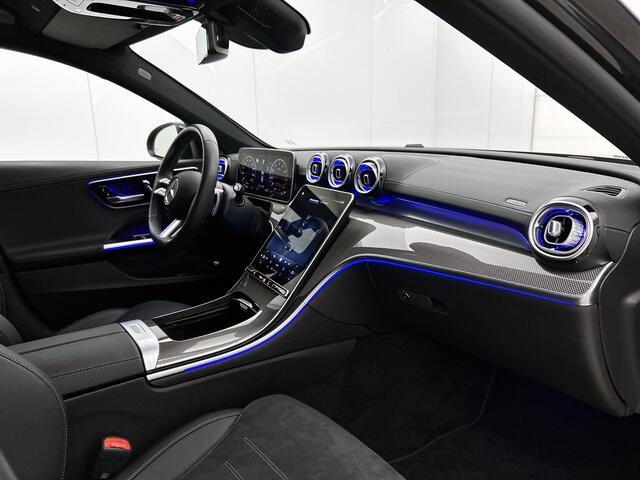 Mercedes-Benz C-KLASSE Estate 180 AMG Nightpakket | Trekhaak | Alarm | Memory | Dode Hoek Ass | CarPlay | Keyless Go | Premium Sfeerverlichting | Inclusief 24 maanden Mercedes-Benz Certified garantie voor Europa.
