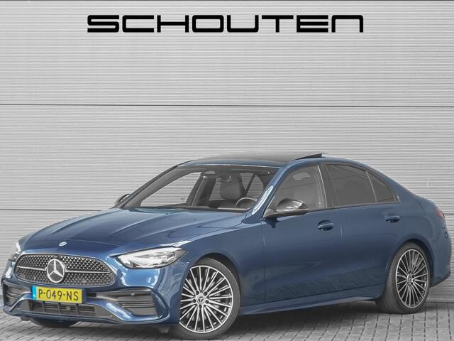 Mercedes-Benz C-KLASSE 200 Launch Edition AMG Line Pano Trekhaak Camera Stoelverw
