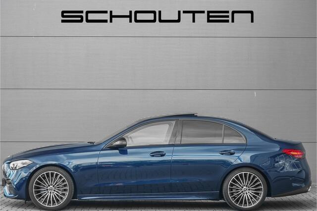 Mercedes-Benz C-KLASSE 200 Launch Edition AMG Line Pano Burmester Trekhaak Camera Stoelverw
