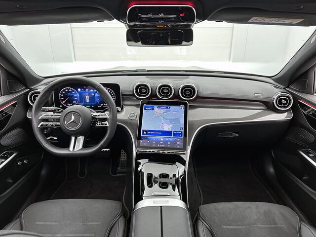 Mercedes-Benz C-KLASSE Estate 300 e AMG Plug-In Hybride AMG Line | Trekhaak | Panoramadak | Digital Licht | Rijassistentiepakket Plus incl. PRE-SAFE Inclusief 24 maanden MB Certified garantie voor Europa.