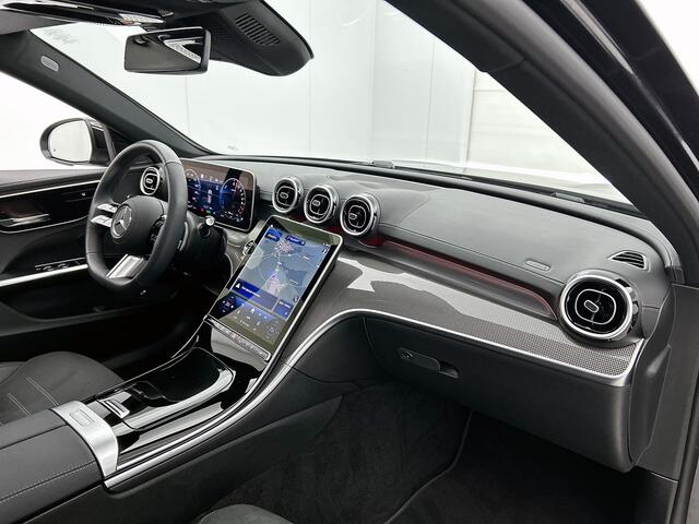 Mercedes-Benz C-KLASSE Estate 300 e AMG Plug-In Hybride AMG Line | Trekhaak | Panoramadak | Digital Licht | Rijassistentiepakket Plus incl. PRE-SAFE Inclusief 24 maanden MB Certified garantie voor Europa.
