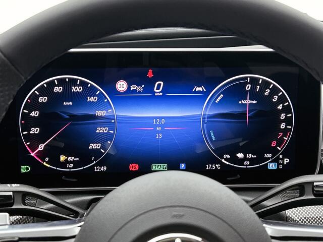 Mercedes-Benz C-KLASSE 300 e Business Solution AMG | Premium Plus | Winterpakket | Nightpakket | Middenconsole metaalstructuur | DISTRONIC | Panoramaschuifdak | 360° camera | Burmester® 3D surround sound system | 19" multispaaks lichtmetalen AMG-velgen |