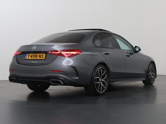 Mercedes-Benz C-KLASSE 200 AMG Line | Night | Memory | Multispaaks velgen | Burmester | Panoramadak | Stoelverwarming |