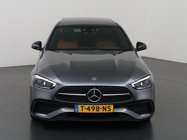 Mercedes-Benz C-KLASSE 200 AMG Line | Night | Memory | Multispaaks velgen | Burmester | Panoramadak | Stoelverwarming |