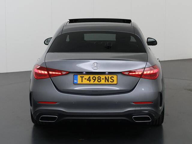 Mercedes-Benz C-KLASSE 200 AMG Line | Night | Memory | Multispaaks velgen | Burmester | Panoramadak | Stoelverwarming |