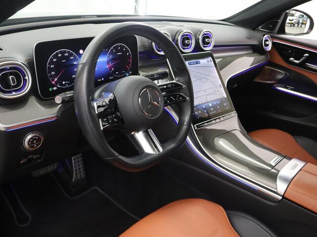 Mercedes-Benz C-KLASSE 200 AMG Line | Night | Memory | Multispaaks velgen | Burmester | Panoramadak | Stoelverwarming |