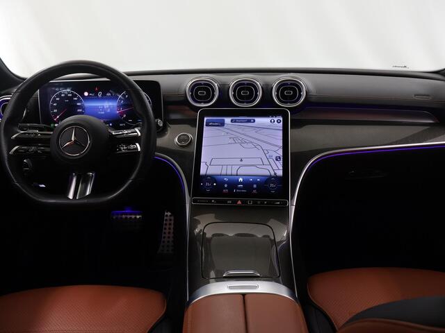 Mercedes-Benz C-KLASSE 200 AMG Line | Night | Memory | Multispaaks velgen | Burmester | Panoramadak | Stoelverwarming |