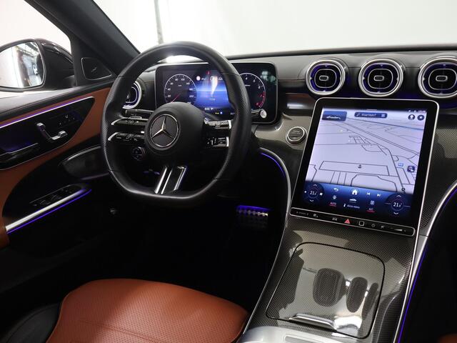 Mercedes-Benz C-KLASSE 200 AMG Line | Night | Memory | Multispaaks velgen | Burmester | Panoramadak | Stoelverwarming |