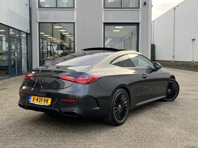 Mercedes-Benz C-KLASSE CLE Coupe 200 AMG Line | NL Auto/Voll.Historie/Navi/Leder/Pano.Dak/Sfeerverlichting/Elektr.Wegklapbare Trekhaak/Apple CarPlay-Android Auto