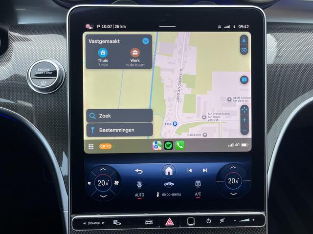 Mercedes-Benz C-KLASSE CLE Coupe 200 AMG Line | NL Auto/Voll.Historie/Navi/Leder/Pano.Dak/Sfeerverlichting/Elektr.Wegklapbare Trekhaak/Apple CarPlay-Android Auto