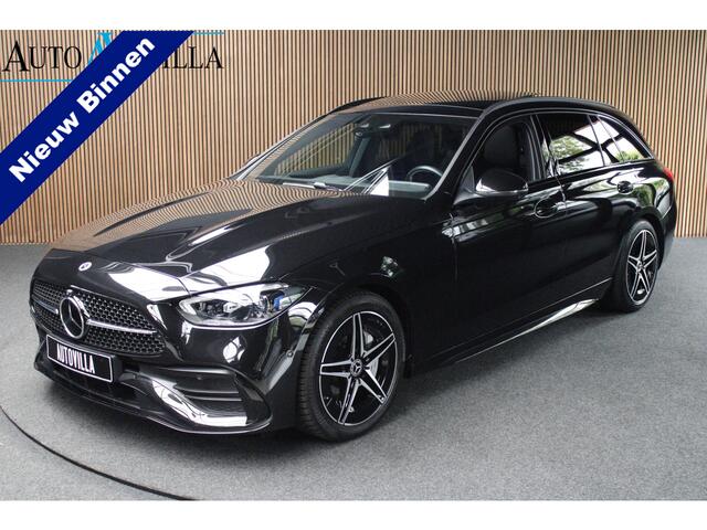 Mercedes-Benz C-KLASSE Estate 180 AMG Pano Leder Matrix LED 360 Navi Elektr. trekhaak Memory Stoelverwarming Elektr. trekhaak PTS LM velgen