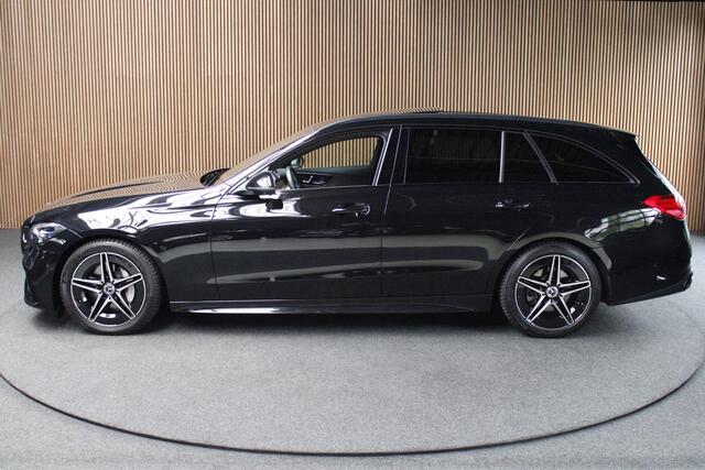 Mercedes-Benz C-KLASSE Estate 180 AMG Pano Leder Matrix LED 360 Navi Elektr. trekhaak Memory Stoelverwarming Elektr. trekhaak PTS LM velgen