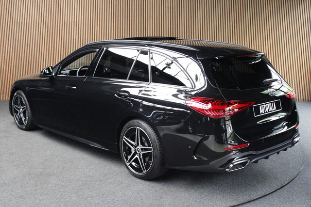 Mercedes-Benz C-KLASSE Estate 180 AMG Pano Leder Matrix LED 360 Navi Elektr. trekhaak Memory Stoelverwarming Elektr. trekhaak PTS LM velgen