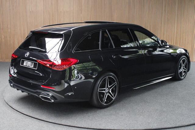 Mercedes-Benz C-KLASSE Estate 180 AMG Pano Leder Matrix LED 360 Navi Elektr. trekhaak Memory Stoelverwarming Elektr. trekhaak PTS LM velgen