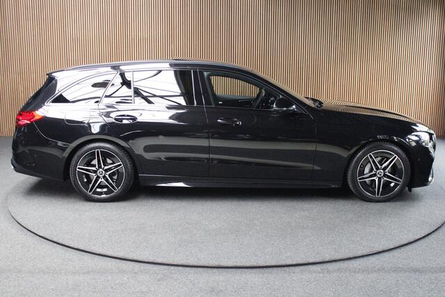 Mercedes-Benz C-KLASSE Estate 180 AMG Pano Leder Matrix LED 360 Navi Elektr. trekhaak Memory Stoelverwarming Elektr. trekhaak PTS LM velgen