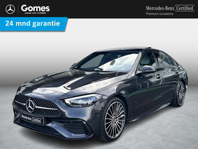 Mercedes-Benz C-KLASSE 200 AMG Line | Licht Interieur | Burmester | Memory | Head Up | Panoramadak | 360 Camera