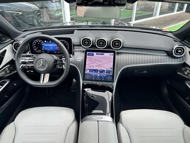 Mercedes-Benz C-KLASSE 200 AMG Line | Licht Interieur | Burmester | Memory | Head Up | Panoramadak | 360 Camera