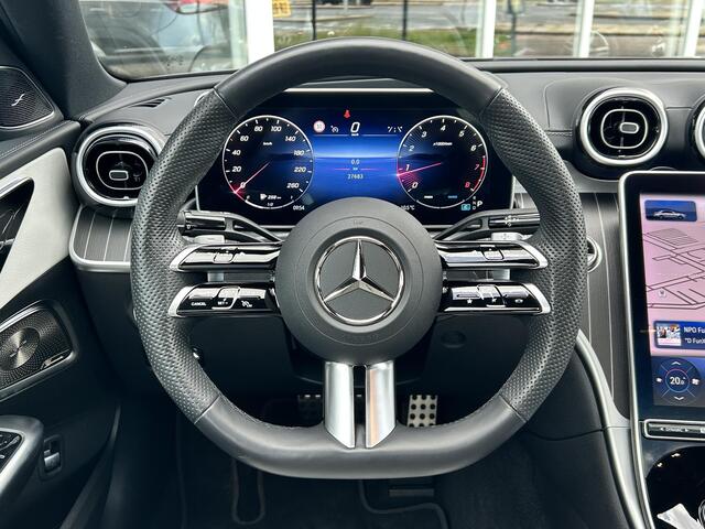 Mercedes-Benz C-KLASSE 200 AMG Line | Licht Interieur | Burmester | Memory | Head Up | Panoramadak | 360 Camera