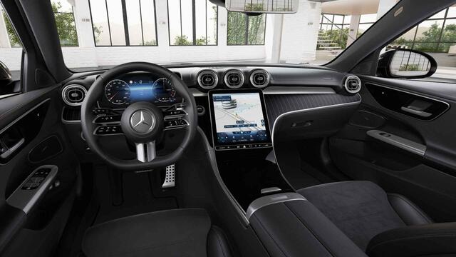Mercedes-Benz C-KLASSE Estate 300 e AMG Line | Night | Panoramadak | Trekhaak | Stoelverwarming | Digital Light |