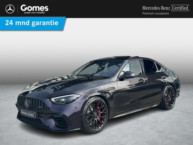 Mercedes-Benz C-KLASSE AMG 63 S E Performance | Nappa Leder | Panoramadak|Burmester 3D|Head-up|Keyless entry| Akrapovic|Gewrapt