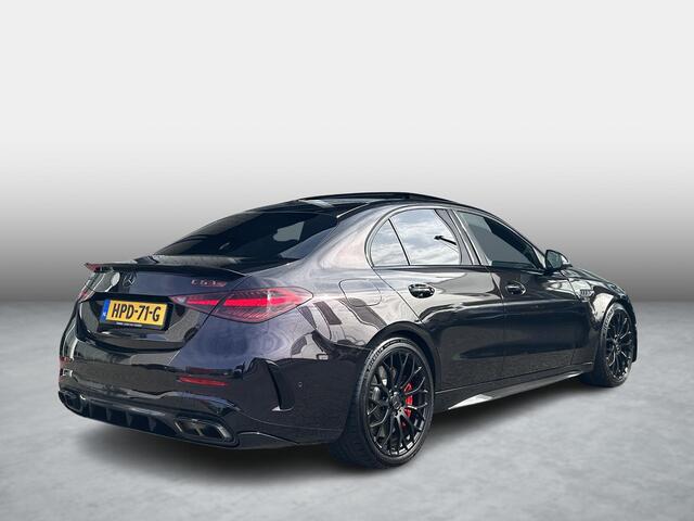 Mercedes-Benz C-KLASSE AMG 63 S E Performance | Nappa Leder | Panoramadak|Burmester 3D|Head-up|Keyless entry| Akrapovic|Gewrapt