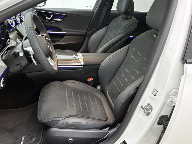 Mercedes-Benz C-KLASSE 300 e Business Solution AMG | Comfortpakket Plus | Nightpakket | Middenconsole metaalstructuur | Trekhaak | Panoramaschuifdak | GUARD 360° Plus | 360° camera | 19" multispaaks lichtmetalen AMG-velgen |