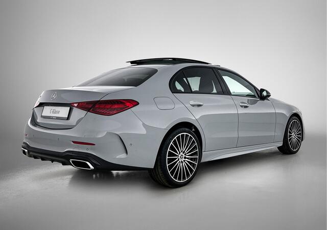 Mercedes-Benz C-KLASSE 300 e Business Solution AMG | Premium Plus | Nightpakket | Middenconsole metaalstructuur | Trekhaak | Smartphone-integratie | 360° camera | Burmester® 3D surround sound |