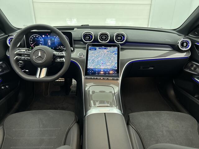 Mercedes-Benz C-KLASSE 300 e Business Solution AMG | Premium Plus | Nightpakket | Middenconsole metaalstructuur | Trekhaak | Smartphone-integratie | 360° camera | Burmester® 3D surround sound |