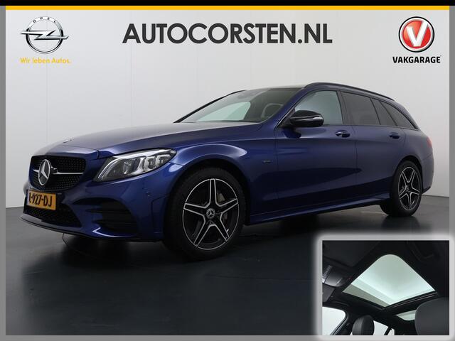 Mercedes-Benz C-KLASSE Estate 300 EQ Hybrid Business Sol. AMG Night Ltd Panoramadak Trekhaak Navi 360°Camera Stoelverwarming Apple Carplay Android Auto Matrix Led Lmv Privacy Glas Elek. Privacy Glas Bluetooth Elek.Achterklep Led 1.800KG Trekgewicht 1e Eigenaar Dealeronderhouden