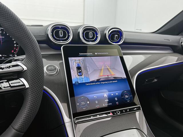 Mercedes-Benz C-KLASSE Estate 300 e Business Solution AMG | Comfortpakket Plus | Nightpakket | Parkeerpakket met 360°-camera | Trekhaak | Panoramaschuifdak | 19" multispaaks lichtmetalen AMG-velgen | GUARD 360° Plus | Middenconsole metaalstructuur |