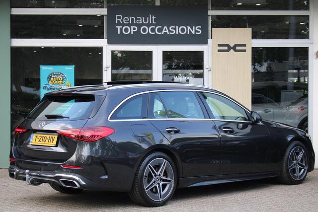Mercedes-Benz C-KLASSE Estate 200 AMG Line Automaat | Dodehoek detectie | Achteruitrij Camera | Massage Stoelen | Trekhaak wegklapbaar 1800 KG trekgewicht