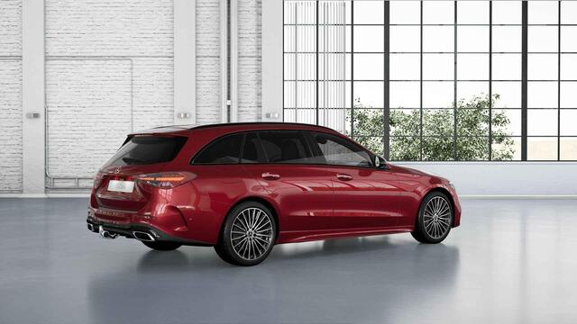 Mercedes-Benz C-KLASSE Estate 300e 140 Years Edition | Panoramaschuifdak | Comfort-Pakket | Winterpakket | AMG-line | Parkeerpakket | Trekhaak |