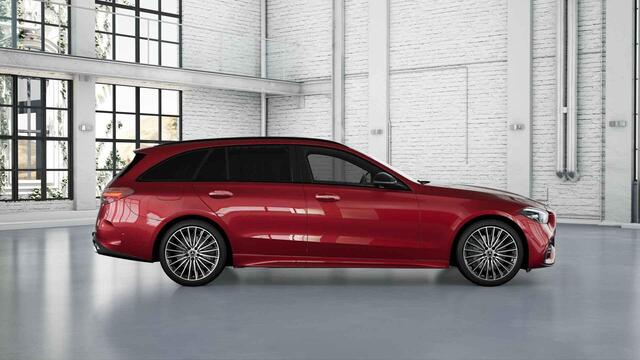 Mercedes-Benz C-KLASSE Estate 300e 140 Years Edition | Panoramaschuifdak | Comfort-Pakket | Winterpakket | AMG-line | Parkeerpakket | Trekhaak |