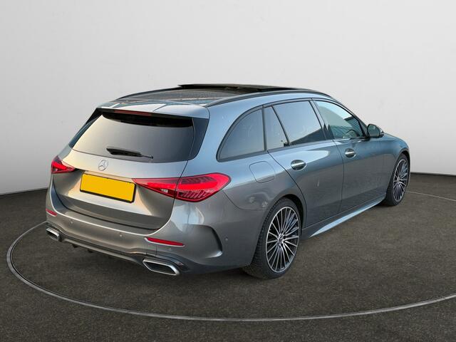 Mercedes-Benz C-KLASSE Estate 200 Launch Edition AMG Line Panoramadak, Headup, Sfeerverlichting, Burmester, Memory seats