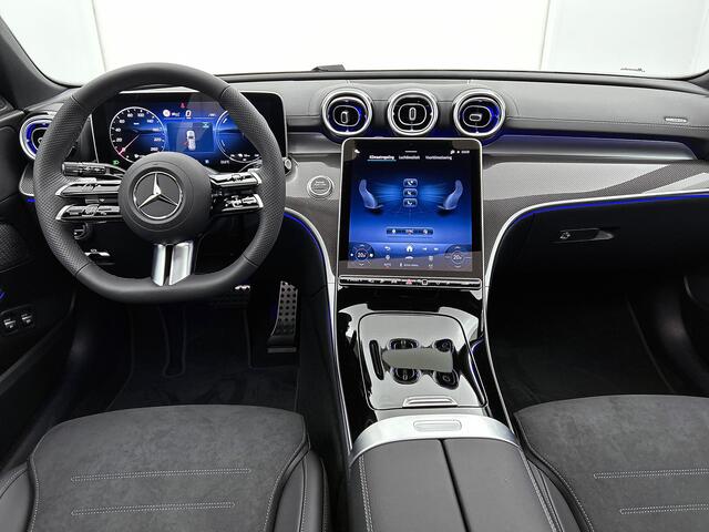 Mercedes-Benz C-KLASSE Estate 300 e 140 Years Edition Comfortpakket Plus | Winterpakket | Parkeerpakket met 360°-camera | Panoramaschuifdak | DISTRONIC | 19" multispaaks lichtmetalen AMG-velgen |