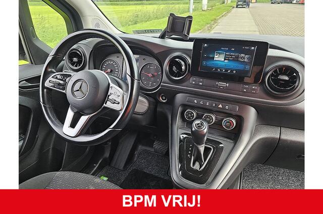 Mercedes-Benz CITAN 110 CDI L2 3-Zits Mbux + Navi LED Automaat Airco Trekhaak Camera Pdc Euro6 1e Eigenaar Bumpers-Kleur!