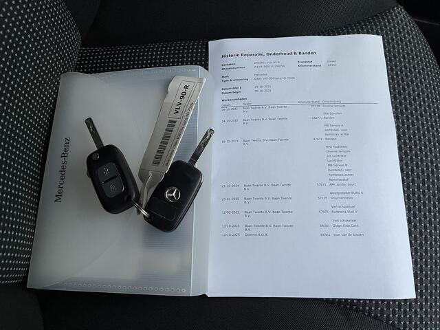 Mercedes-Benz CITAN 109 CDI 90pk E6 Ambition BPM Vrij! Lease ¤240 p/m, Airco, Cruise controle, Schuifdeur, Mistlampen, Onderhoudshistorie aanwezig