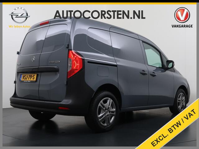 Mercedes-Benz CITAN 108 CDI L1 Pro Airco Cruise Control Camera Apps Bluetooth DAB Euro 6 Schuifdeur Rubberenvloer Wandbetimmering Licht-/regensensor Dealeronderhouden 1e Eigenaar Origineel Nederlandse Auto