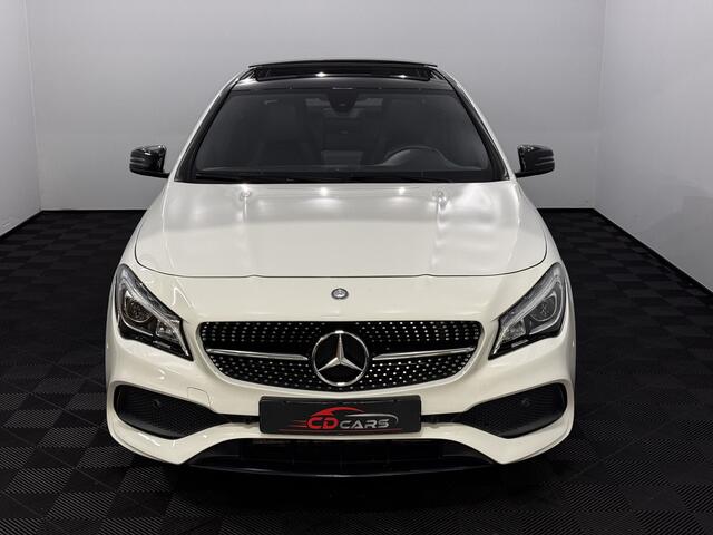 Mercedes-Benz CLA-KLASSE 180 Prestige AMG Line Pano, Half leder, Navi, Parkeersensoren, Keyless start, Clima, Sfeerverlichting, Cruise control