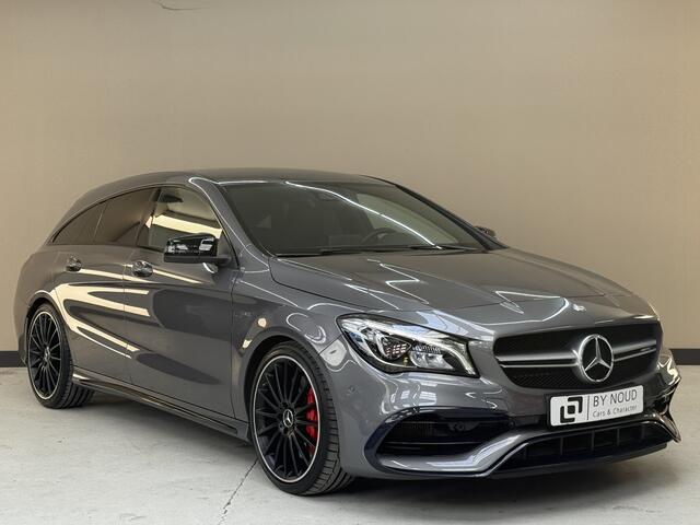 Mercedes-Benz CLA-KLASSE Shooting Brake AMG 45 4MATIC, 380Pk, 2016, Dealer onderhouden, Facelift, Memory stoelen, Sport onderstel, Sport uitlaat, Camera, Navigatie, Climate control, Cruise control, Stoelverwarming,