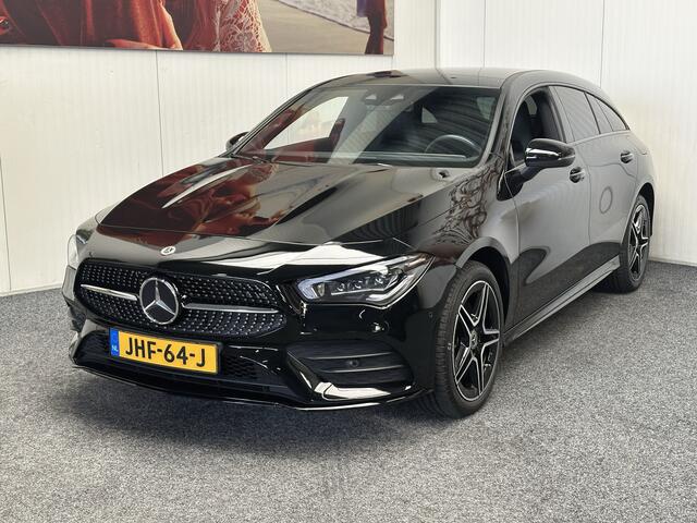 Mercedes-Benz CLA-KLASSE SHOOTING BRAKE 250 e AMG LINE NAVIGATIE CRUISE CONTROL CLIMATE CONTROL PANORAMA SCHUIF/KANTELDAK APPLE CARPLAY/ANDROID RIJSTROOKSENSOREN ACHTERUITRIJCAMERA ZEER MOOI !! 3010