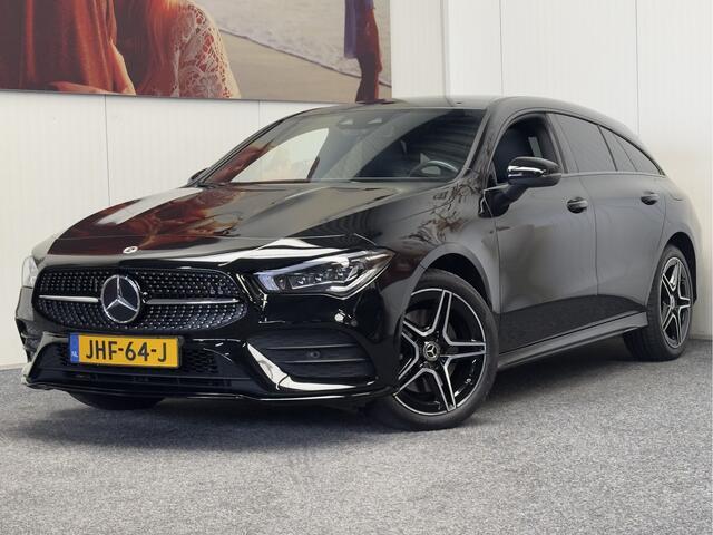 Mercedes-Benz CLA-KLASSE SHOOTING BRAKE 250 e AMG LINE NAVIGATIE CRUISE CONTROL CLIMATE CONTROL PANORAMA SCHUIF/KANTELDAK APPLE CARPLAY/ANDROID RIJSTROOKSENSOREN ACHTERUITRIJCAMERA ZEER MOOI !! 3010