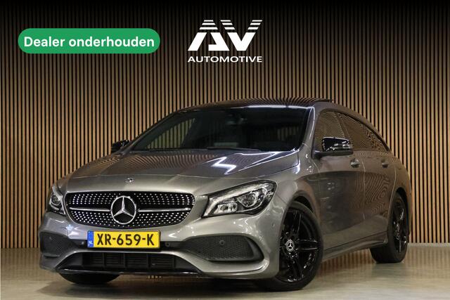 Mercedes-Benz CLA-KLASSE Shooting Brake 180 AMG | Panoramadak | Camera | Stoelverwarming | Navigatie | Bi-Xenon | Facelift | Trekhaak afneembaar | F1 Flippers | NAP Logisch | Nieuwe APK