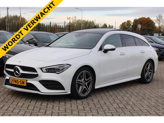 Mercedes-Benz CLA-KLASSE Shooting Brake 180 AUT7 AMG PANORAMADAK MEMORY CARPLAY SFEER TREKHAAK