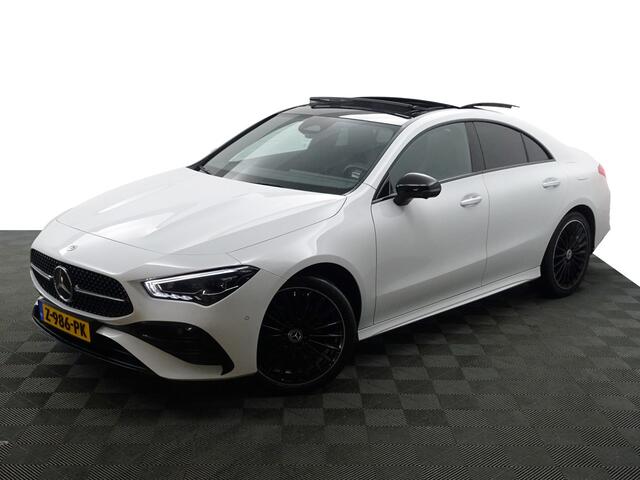 Mercedes-Benz CLA-KLASSE 250 e AMG Line Aut- Facelift, 360 camera, Stoplicht camera, Burmester Audio, Panoramadak, Sfeerverlichting