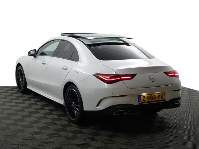 Mercedes-Benz CLA-KLASSE 250 e AMG Line Aut- Facelift, 360 camera, Stoplicht camera, Burmester Audio, Panoramadak, Sfeerverlichting