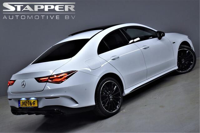 Mercedes-Benz CLA-KLASSE 250 e 218pk AMG-Line Limited 1e Eig. Dealer OH Pano/Sfeer/Virtual/Camera/Navi/Stoelverw./Pdc/Cruise/Lmv19"