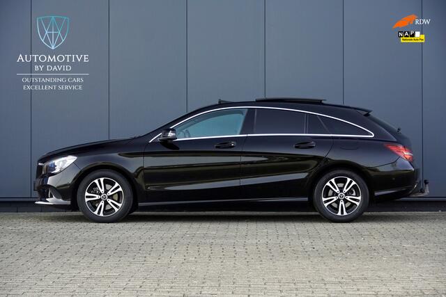 Mercedes-Benz CLA-KLASSE Shooting Brake 180 122 pk PRESTIGE AUTOMAAT / TREKHAAK / PANORAMADAK / BTW-AUTO / APPLE CARPLAY / ACHTERUITRIJCAMERA / LEDER / VOLLEDIG ONDERHOUDEN