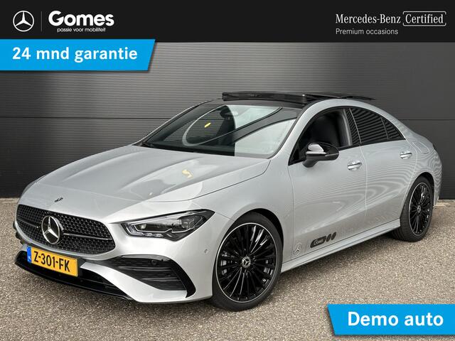 Mercedes-Benz CLA-KLASSE 180 AMG Line | Premium | Nightpakket | Panoramadak | Achteruitrijcamera | Stoelverwarming | Sfeerverlichting